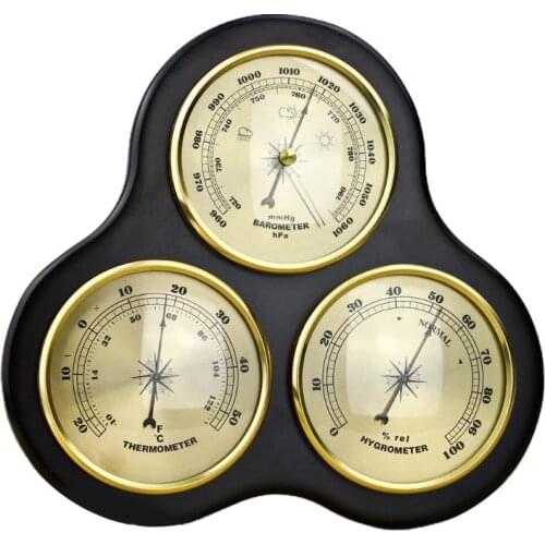 Barometer Thermometer Hygrometer humidometer No Battery Required Hanging Home Weather meter Meteorological instrument