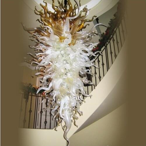 Free Shipping Mouth Blown 110v/120v LED Bulbs Superior Quality Italian Blown Glass Chandelier