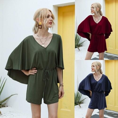 Женские однотонные комбинезоны Bibihou China At AliExpress