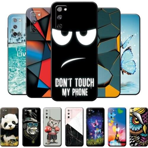 For Samsung Galaxy S20 FE Case For Samsung S20 FE Case Silicone Fashion Bumper on for S20 Lite FE S20 FE 5G Soft TPU Phone Cover