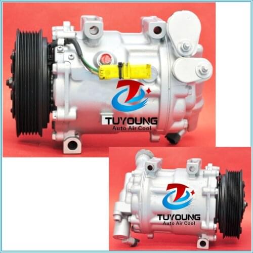 SD7C16 auto ac compressor for-Citroen C5-Peugeot 407 508 2.0 HDi 1301F 6453PP 6453RE 9648138980 6453WW 6PK 119MM 12V