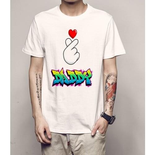 Love Daddy T-Shirt Camisa Do Flamengo 2020 Short Sleeve Tee Shirts Crew Neck for Mens T Shirt 3d Brand Men Plus Size Clothing