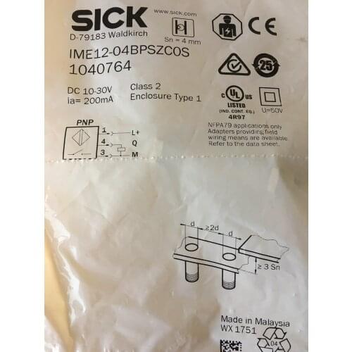 100% new original sick Proximity switch IME12-04BPSZC0S IME08-02BPSZT0S IME12-08NPSZW2S IME12-08NNSZC0S IME12-04BPSZW2S