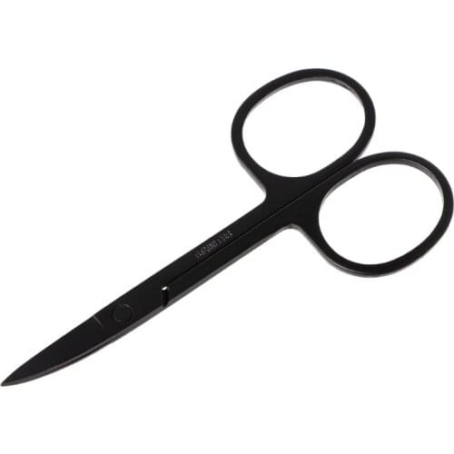 NEW Professional Nail Scissor Manicure For Nails Eyebrow Nose Eyelash Cuticle Scissors Curved Pedicure Makeup Tools