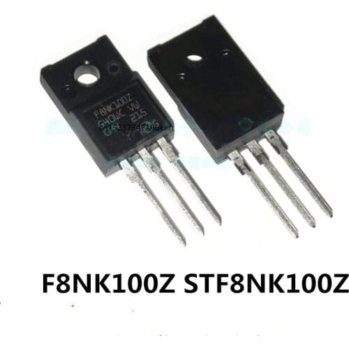 Original 5pcs/ F8NK100Z STF8NK100Z TO-220F 1000V 6.5A