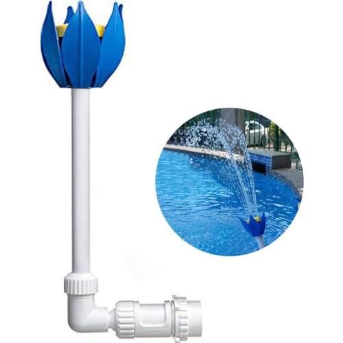 Underground swimming pool viewing lotus fountain rack pool fountain wall fountain swimming pool lotus head fountain