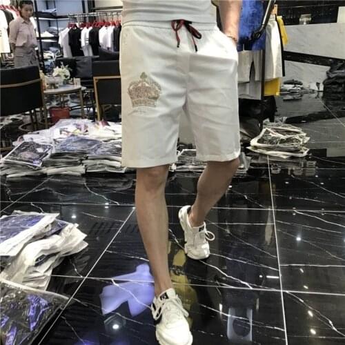 2021 Summer Leisure Beach New Mens Breathable Hip Hop Loose Comfortable Joker Slim Shorts
