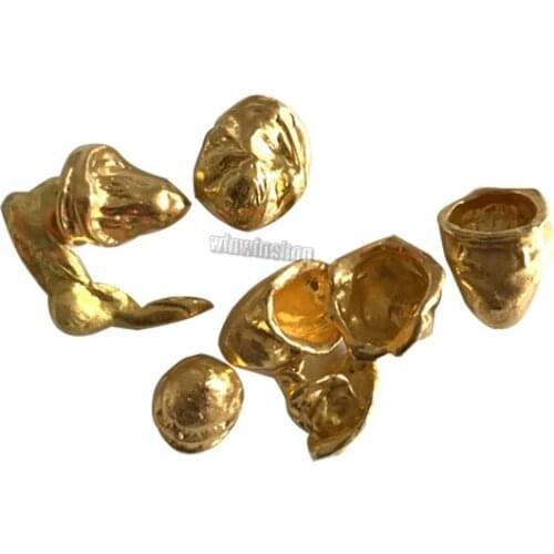 500G dental laboratory product yellow metal alloy, used to cast full casting crown yellow cast metal alloy