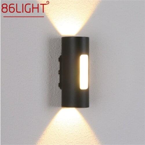 86LIGHT Outdoor Wall Light Fixture LED Patio Sconces Waterproof Creative Decorative For Porch Staircase Garden
