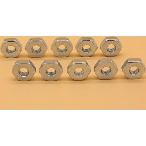 10Pcs Sprocket Cover Bar Nut Fit For STIHL MS240 MS260 MS280 MS310 MS360 MS440 MS460 MS640 MS650 Garden Chainsaw Spare Parts