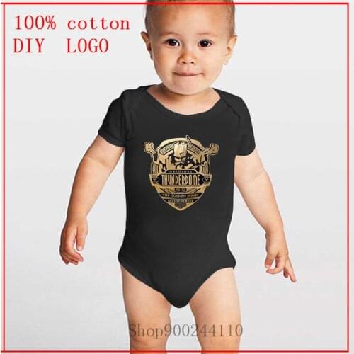 2020 Unisex Cotton Thunderdome ID &T Hardcore Techno and Gabber Baby Bodysuit Newborn Onesie Print Fitted Baby Cute Baby 0-24M