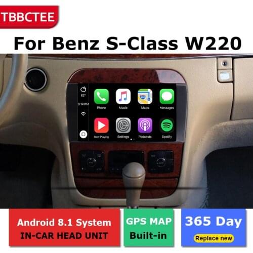 2Din For Mercedes Benz S-Class W220 1995~2005 Car Android Radio Multimedia Player GPS Navigation IPS Screen HiFi WiFi BT