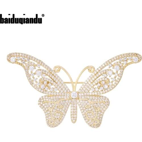 Baiduqiandu Butterfly Brooches For Clothes