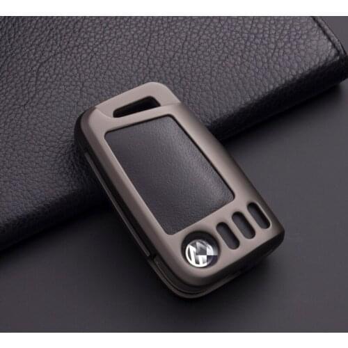Zinc Alloy TPU Auto Remote Protector Cover Fold Car Key Case Holder Protection Accessories for Volkswagen VW Golf 7 Tiguan L