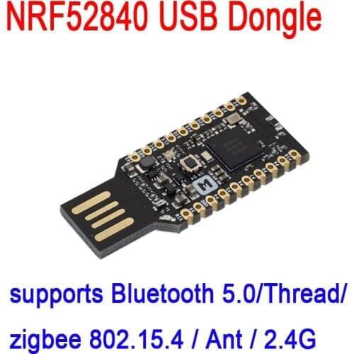 Dykb NRF52840 USB Dongle Development Suite Micro dev kit supports Bluetooth 5/Thread/ zigbee 802.15.4 / Ant / 2.4G