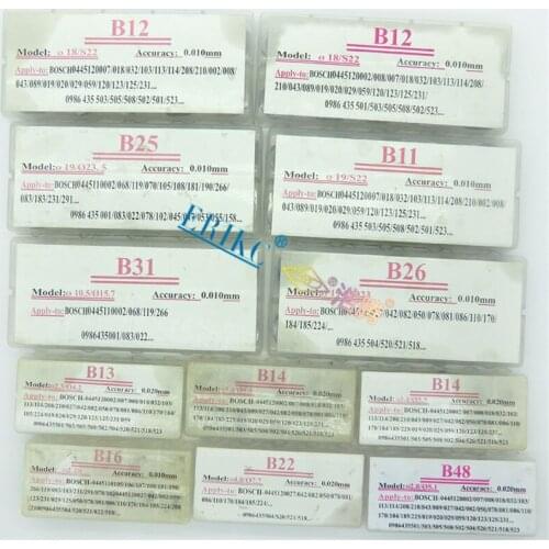 ERIKC 600pcs Diesel Engine Gasket for Injector Fuel injection shim Kit B11 B12 B13 B14 B16 B22 B25 B26 B31 B48 Repair for Bosch