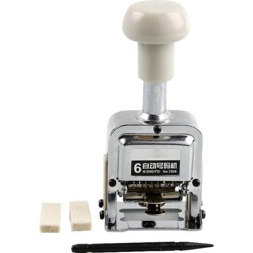 Fromthenon Number Machine 6 Position Automatic Numbering Machine Into Number Coding Page Chapter Marking Machine Digital Stamp