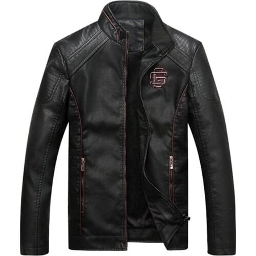 Free shipping 1pcs Autumn Winter New Mens PU Leather Jacket Coat Slim fit Biker Motorcycle jacket Hooded