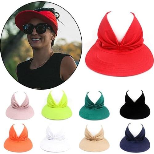 New Arrival Summer Hat Womens Sun Visor Sun Hat Anti-ultraviolet Elastic Hollow Top Hat 2021 New Outdoor Casual Caps Women Hat