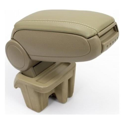 Roxform Armrest High Quality Beige Tuning Interior Accessory Full Compatible For Ford Focus 3 2015 2016 2017 2018 2019 2020 2021