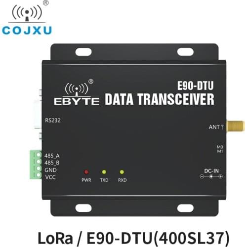 SX1262 SX1268 SX1278 LoRa 433MHz 37dBm RS232 RS485 RSSI Ebyte E90-DTU(400SL37) PLC LoRa Spread Spetrum Lora Modem