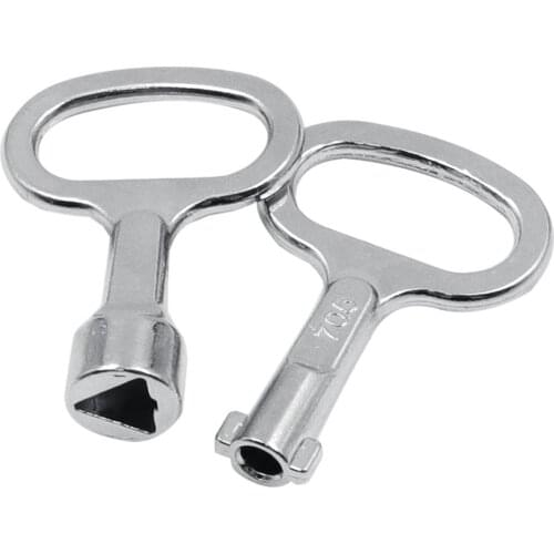 Utility Universal Elevator Door Lock Plumber Valve key wrench Key Triangle Key For Electric Cabinets Metro Trains New Arrival