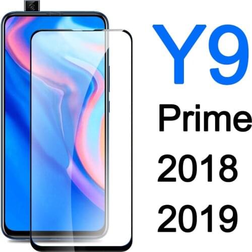 For huawei Y9 Prime protective glass on Y 9 2019 2018 screen protector Y9Prime Y92019 sheet armored Tempered Glas 9y y9s Film