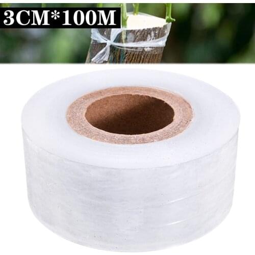 3cm*100m 1Roll Tape Graft Budding Grafting Film Pruning Pruner Plant Tree Nursery Moisture Barrier Floristry Seedle Garden Tool