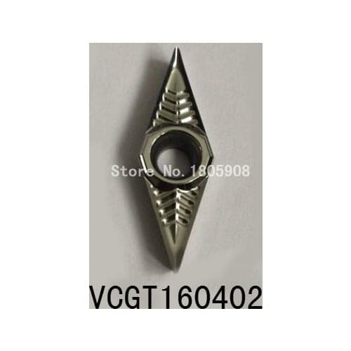 Free Shipping 10 Pcs VCGT160402 No Coating Aluminum Inserts Cutter Carbide Alloy for Lathe Holder SVJCR