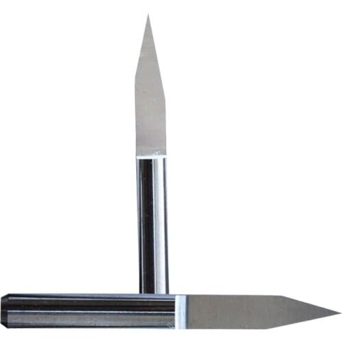 2Pcs 4mm Shank CNC V Bit Shaper Carbide PCB Engraving Bits Router Tool Choose size J4.3002 acrylic carving frezer