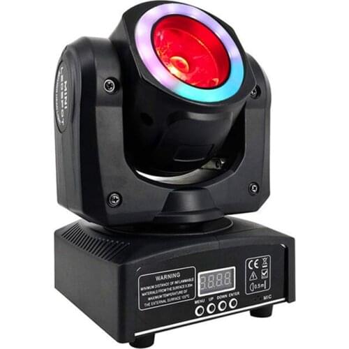 4pcs 60W Beam Light With RGB LED Light Strip For Disco Bar/RGBW Beam Effect Moving Head Stage Light With Halo/DJ Spot Lighting