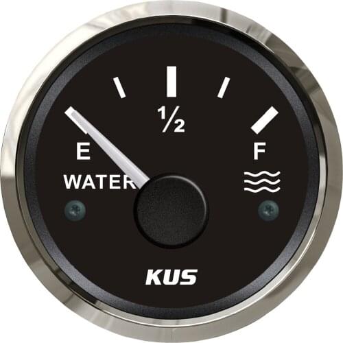 52mm water level gauge water level meter with reasonable 0-190ohm black faceolate for universal car truck boat yacht
