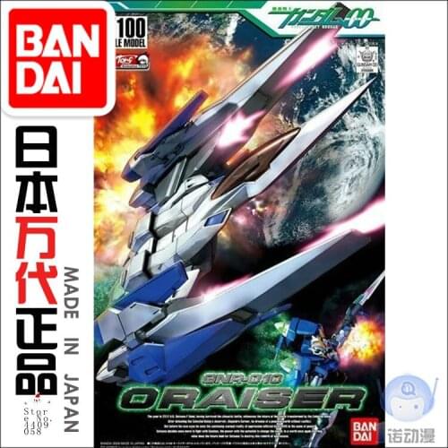 56888 SEED 1/100 00 12 TV 1/100 GNR-010 0-RAISER Plane Bandai Gundam Action Figure M Kit giocattolo Model