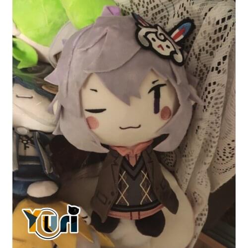 Anime FGO Fate Merlin Magical Plush Stuffed 20cm Doll Toy Pillow Model Display Cute Cosplay Limit Gift C HG