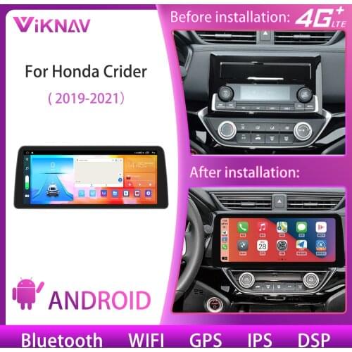 Android System Car Radio Audio For Honda Crider 2019-2021 GPS Navigation Car Stereo Receiver Multimedia Player Head Unit 2 din