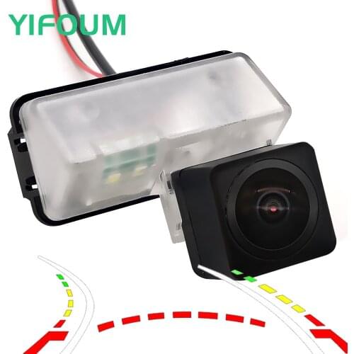 Fisheye Dynamic Trajectory Wireless Car Rear View Camera For Toyota Vios Etios Levin EZ Yaris Camry Corolla Verso Avensis Auris