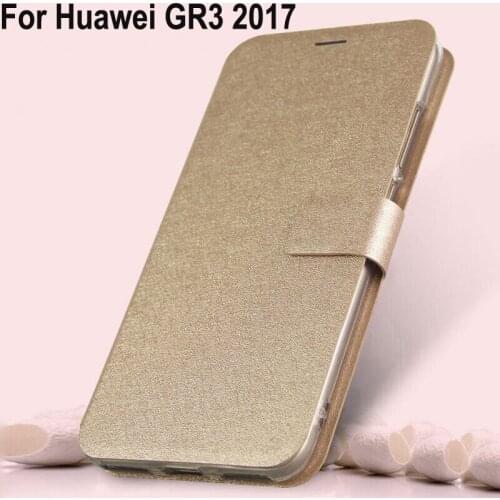 Phone Cases For Huawei GR3 2017 Case HuaweiGR3 Case Cover Leather Wallet Flip Phone Funda For Huawei GR 3 Phone case shell