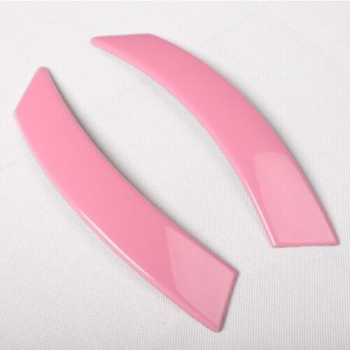 For VW Beetle 2001~2011 Parts on sale 2x Car Interior Door Handle Cover Panel Stickers Decoration