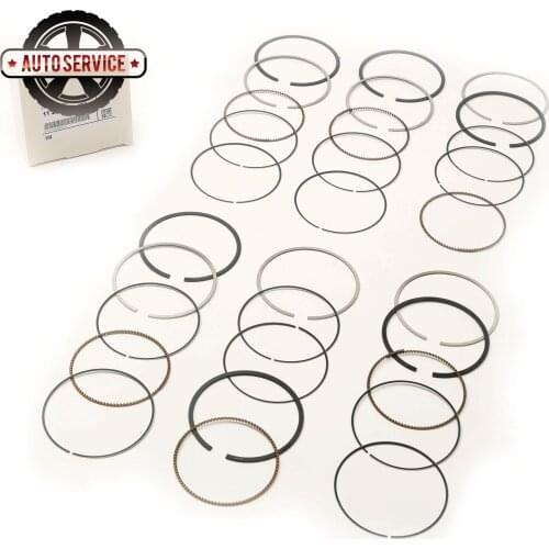 Piston Rings Set 85.00mm For BMW 130i 330i 630i 730Li xDrive25i X5 3.0si Z4 3.0si N52B30/N53B30 3.0L 11257559434 11 25 7 547 838