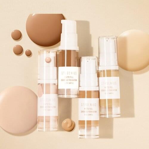 Lightweight Concealer Liquid Foundation Trial Set SPF30 Matte Breathable Long Lasting Nude Makeup primer makeup face makeup