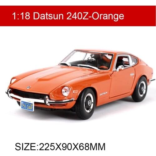 Maisto 1:18 1971 Datsun 240Z Classic Cars 1:18 Alloy Car Metal Vehicle Collectible Models toys For Gift Collection