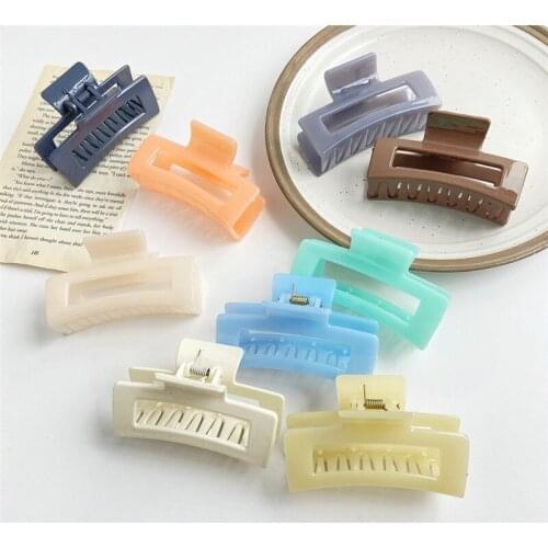 Fashion Hair Clips Claw Retro Decorative Hair Clip Acetate Plate Grab Clip For Women Girls Resin Hairpins Hair hair accessories