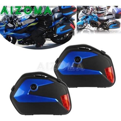 For Suzuki GSR400 GSR600 GSR750 GSR 250 400 600 Cafe Racer 20L Motorcycle Saddlebags Waterproof Panniers Box Side Tools Bag Case