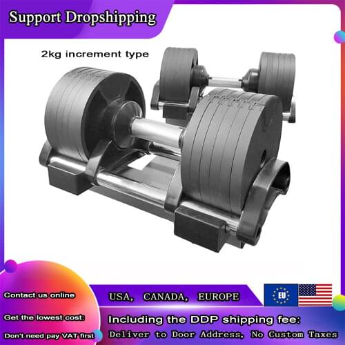 9 Levels Weight Adjustable Dumbbell Suit Gym Fitness Dumbbells with Stand