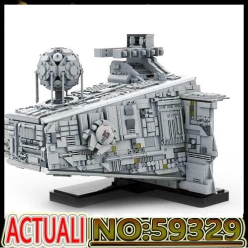 New Educational Assembly Toy Model Kids Birthday Gift Interstellar Small Particle Building Block MOC-59329 Empire Star Destroyer