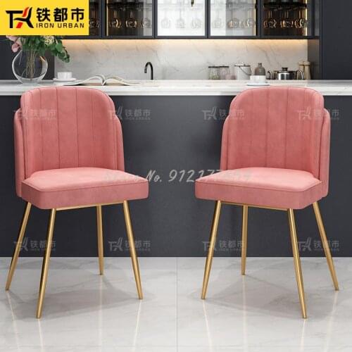 Dining chair chair backrest modern minimalist light luxury nordic bedroom net red ins desk home dressing table makeup chair
