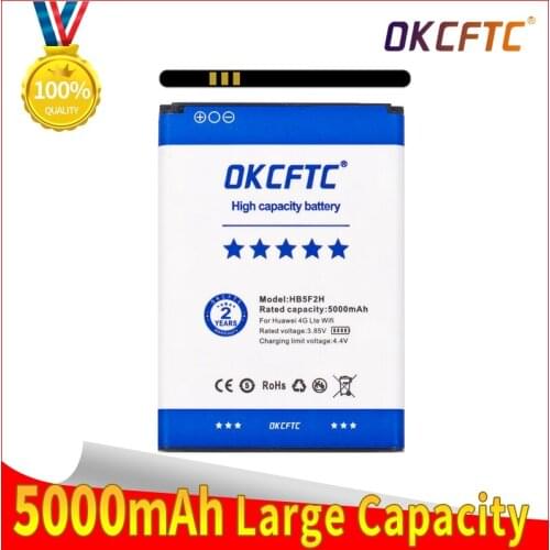 OKCFTC Orginal 5000mAh HB5F2H For Huawei E5372 E5373 E5375 EC5377 E5330 E5336 E5351 E5356 EC5377U-872 E5356S-2 E5330Bs-2 Battery