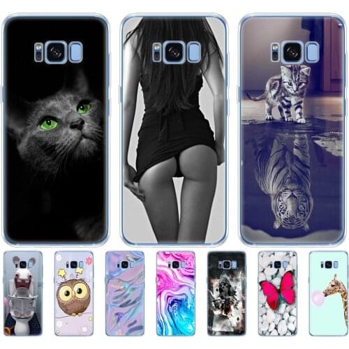 Silicon phone Case For Samsung Galaxy S8 Cases Cover For Samsung S8 plus Phone shell new design full 360 protective
