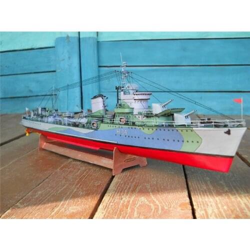 High quality Poland lightning destroyer 3D Paper Model Kit