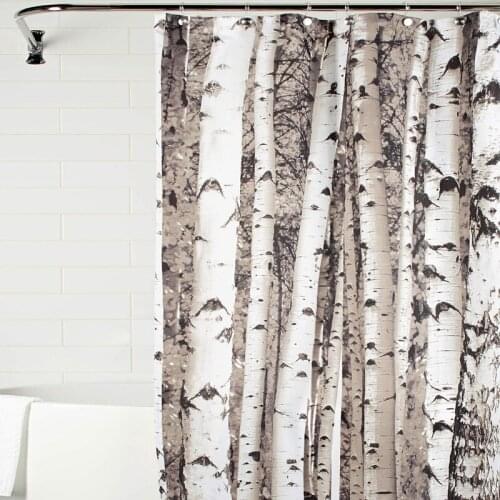 Trunk printing bath curtains suite bathroom polyester waterproof mildew Amazon bathroom hot home decorative shower curtain